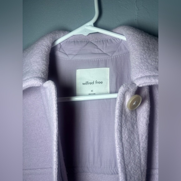 Aritzia Wilfred Free The Ganna wool Shirt Jacket in Size X-Small - Picture 3 of 7